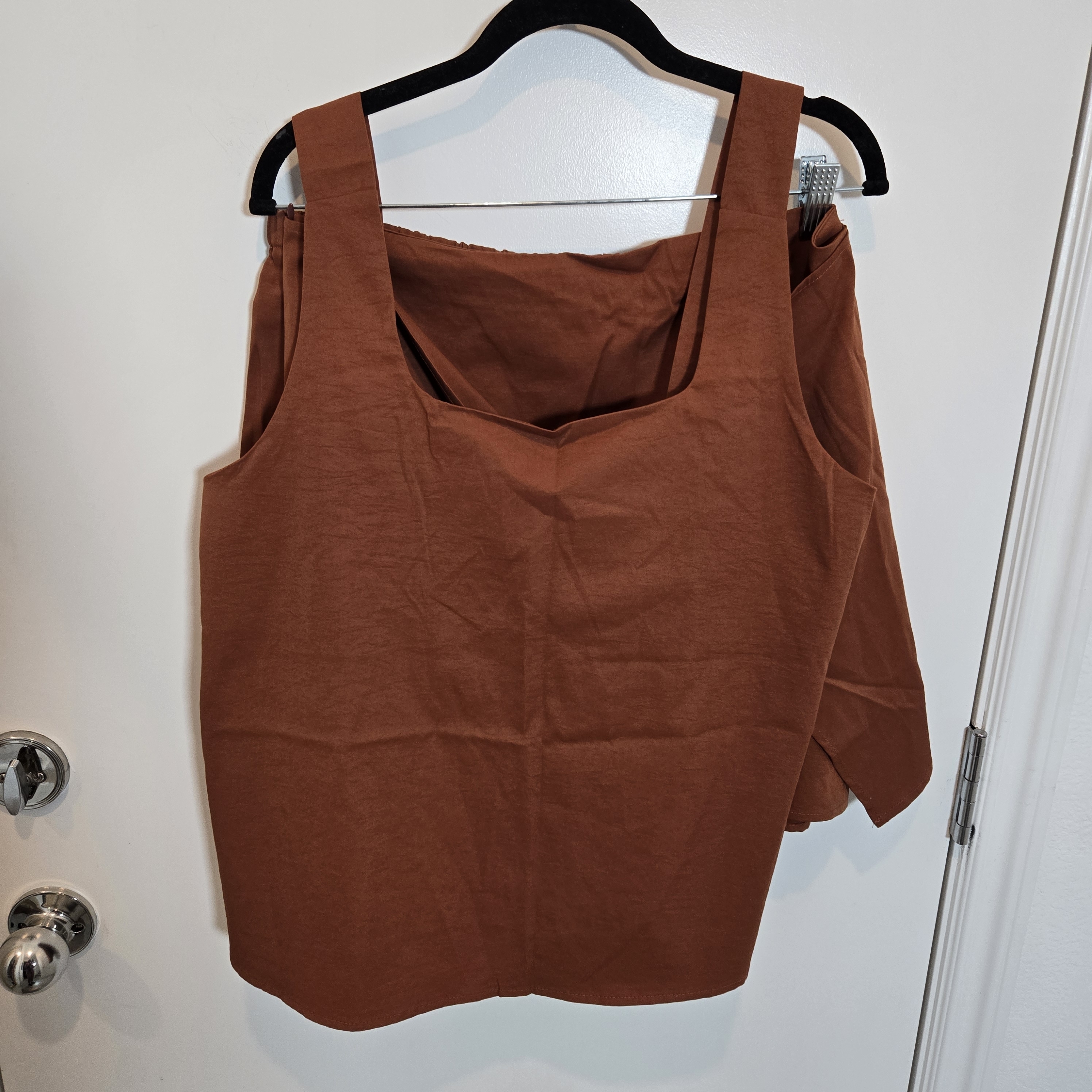 Chicme Cognac Brown Coord Set